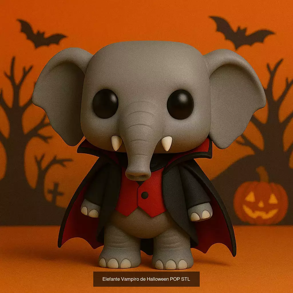 Mascotas de Halloween Terror en Estilo POP 3D Model Collection_62