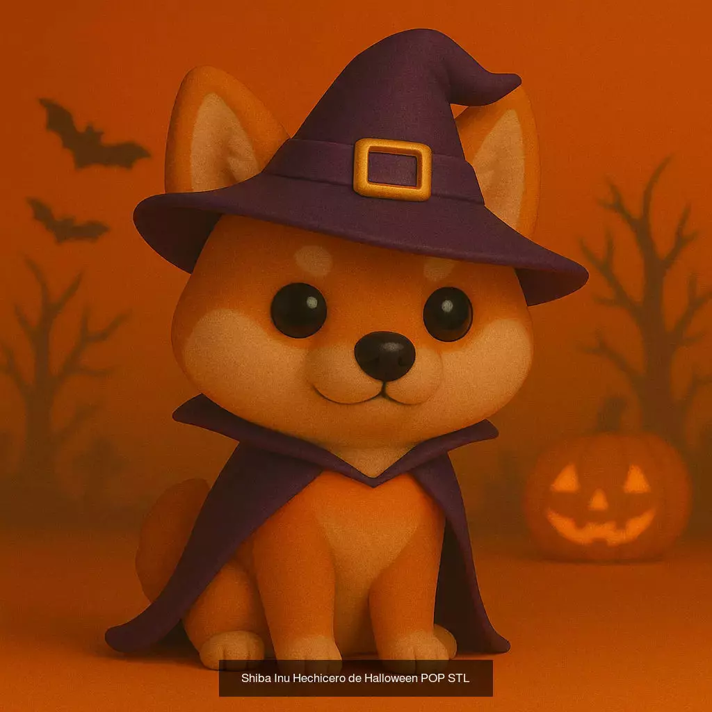 Mascotas de Halloween Terror en Estilo POP 3D Model Collection_16