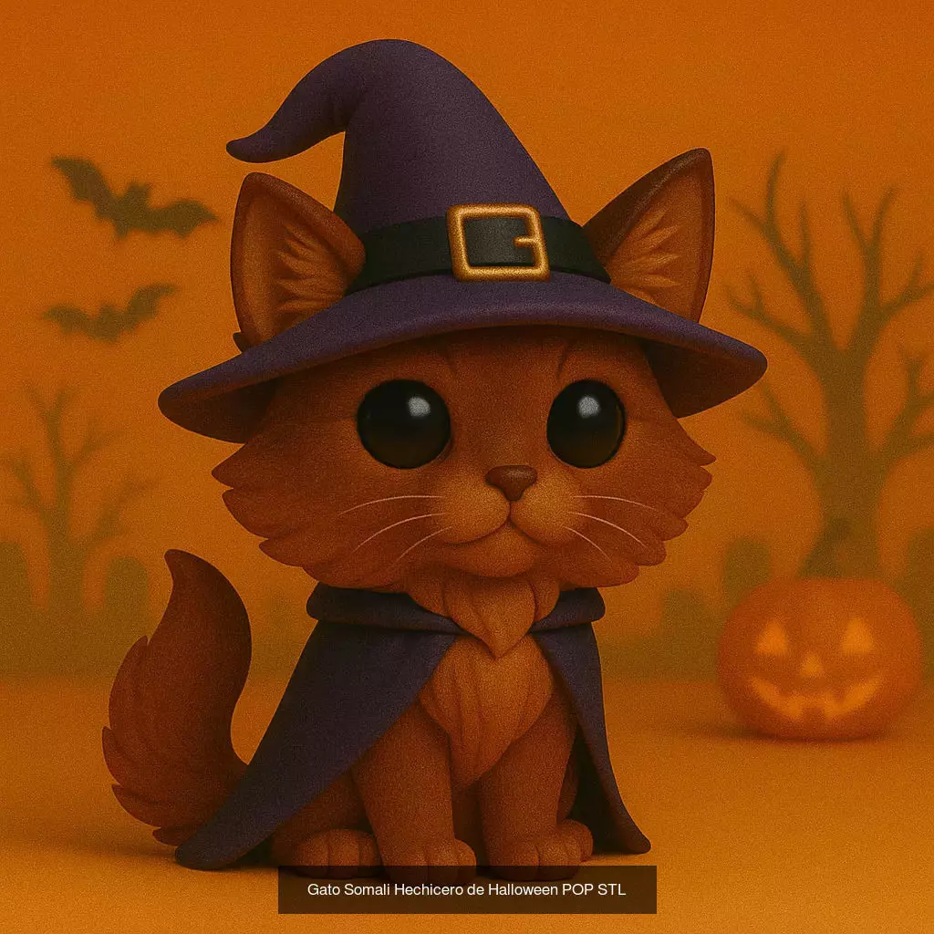 Mascotas de Halloween Terror en Estilo POP 3D Model Collection_46