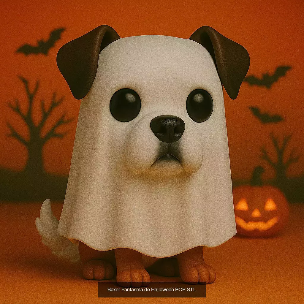 Mascotas de Halloween Terror en Estilo POP 3D Model Collection_74