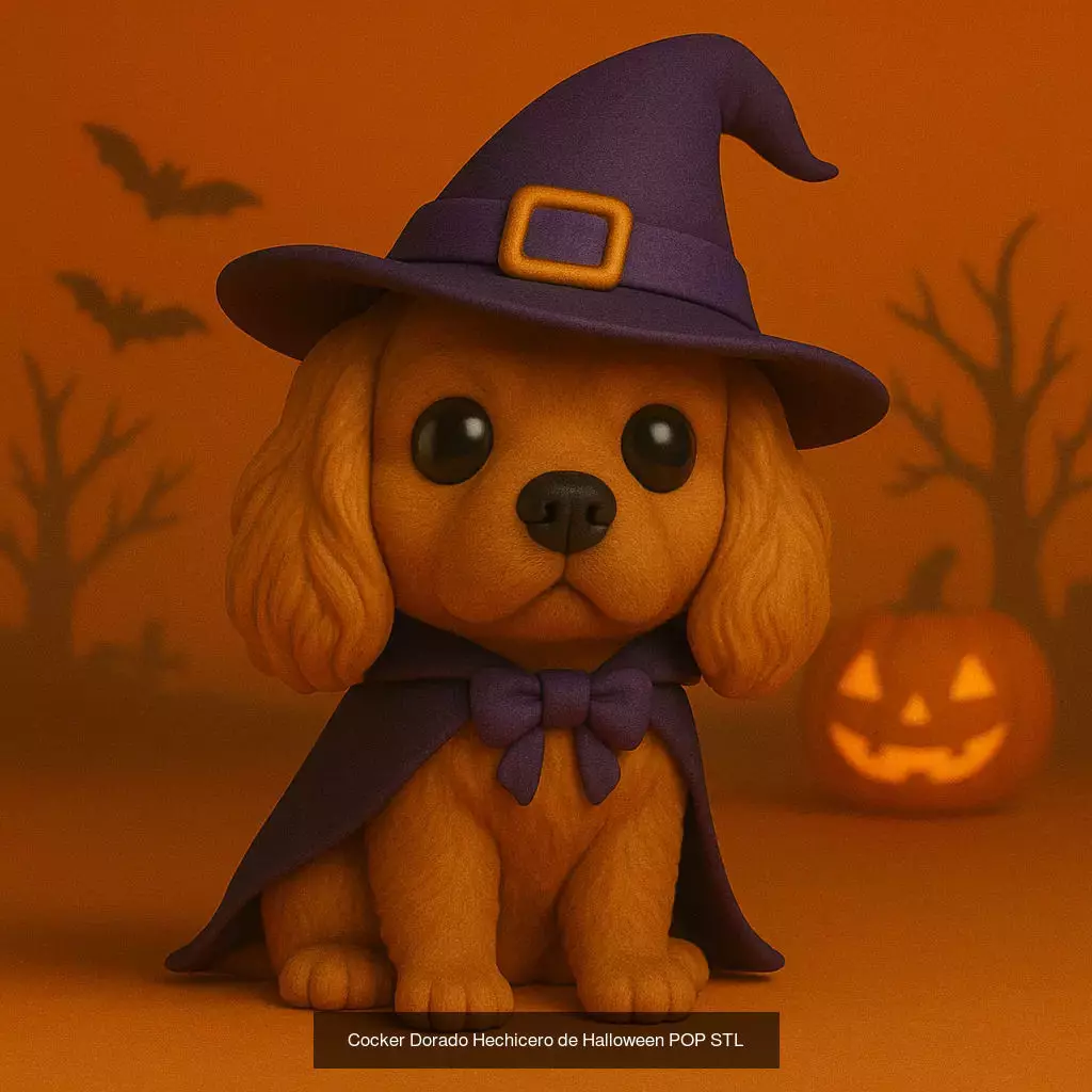 Mascotas de Halloween Terror en Estilo POP 3D Model Collection_68