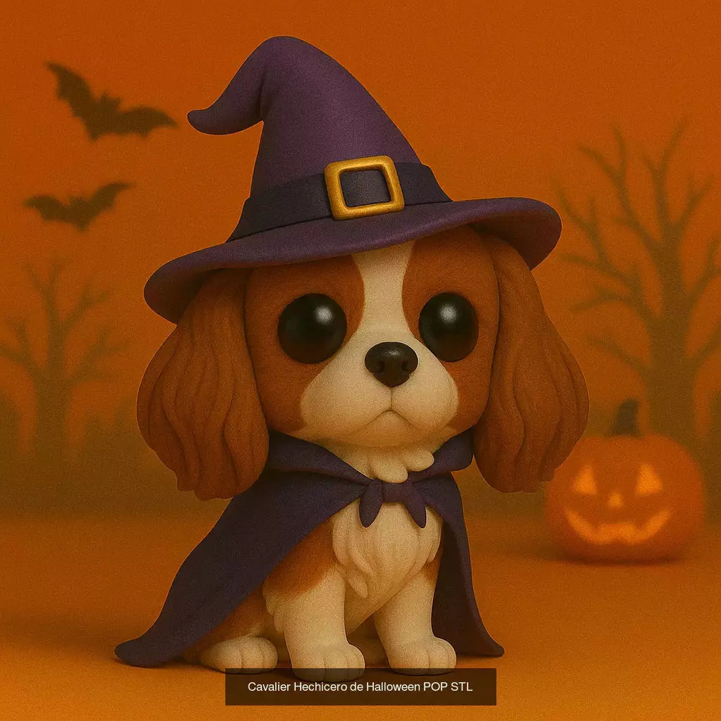 Mascotas de Halloween Terror en Estilo POP 3D Model Collection_71