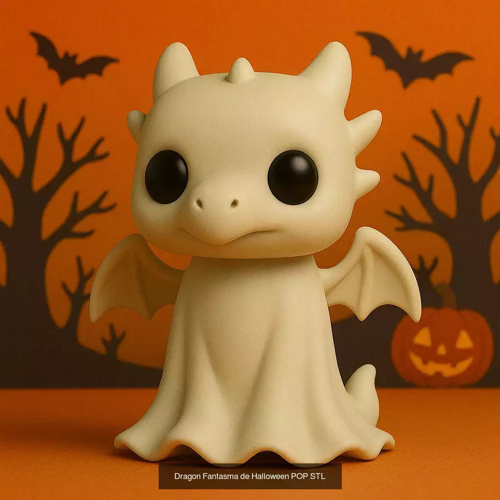 Mascotas de Halloween Terror en Estilo POP 3D Model Collection_65