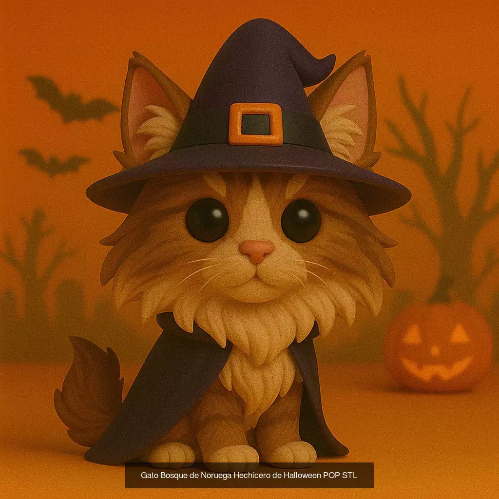 Mascotas de Halloween Terror en Estilo POP 3D Model Collection_53