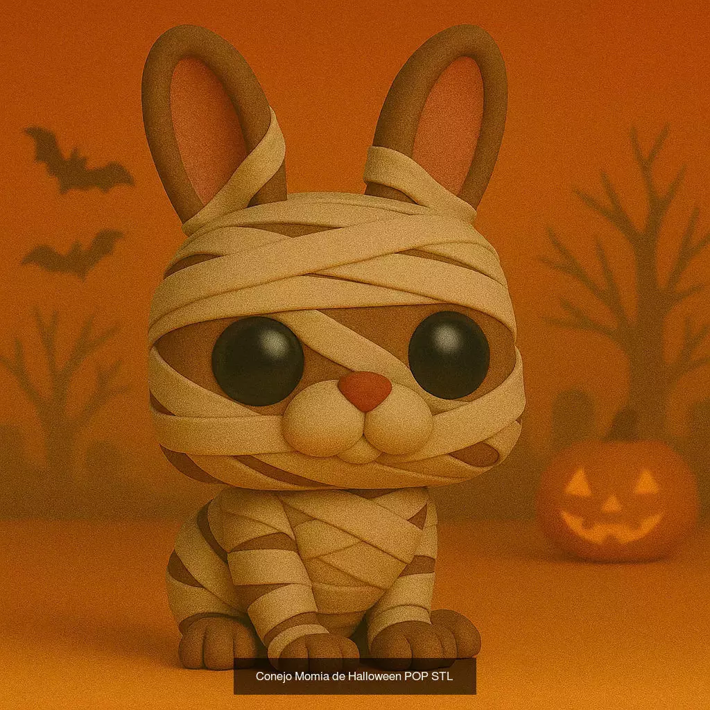 Mascotas de Halloween Terror en Estilo POP 3D Model Collection_67