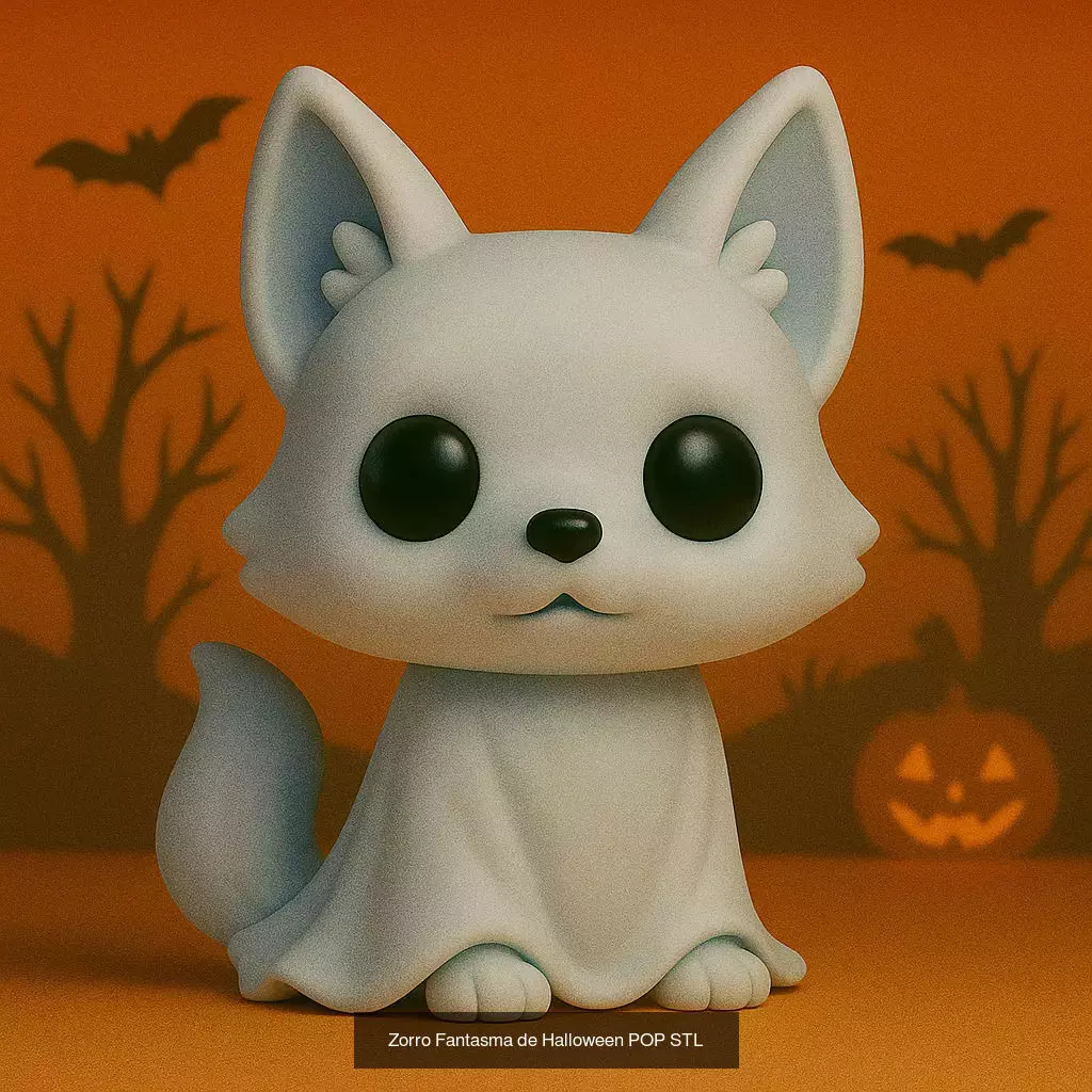 Mascotas de Halloween Terror en Estilo POP 3D Model Collection_9