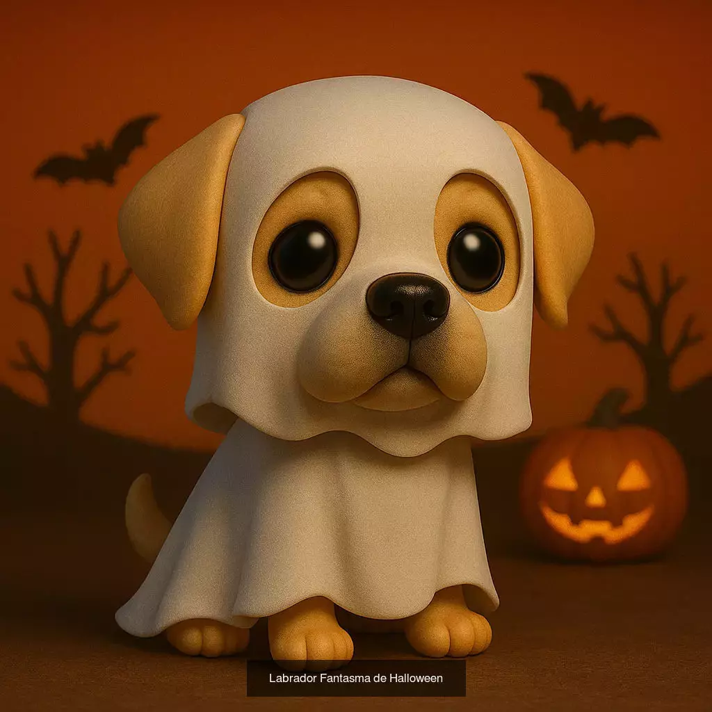 Mascotas de Halloween Terror en Estilo POP 3D Model Collection_40