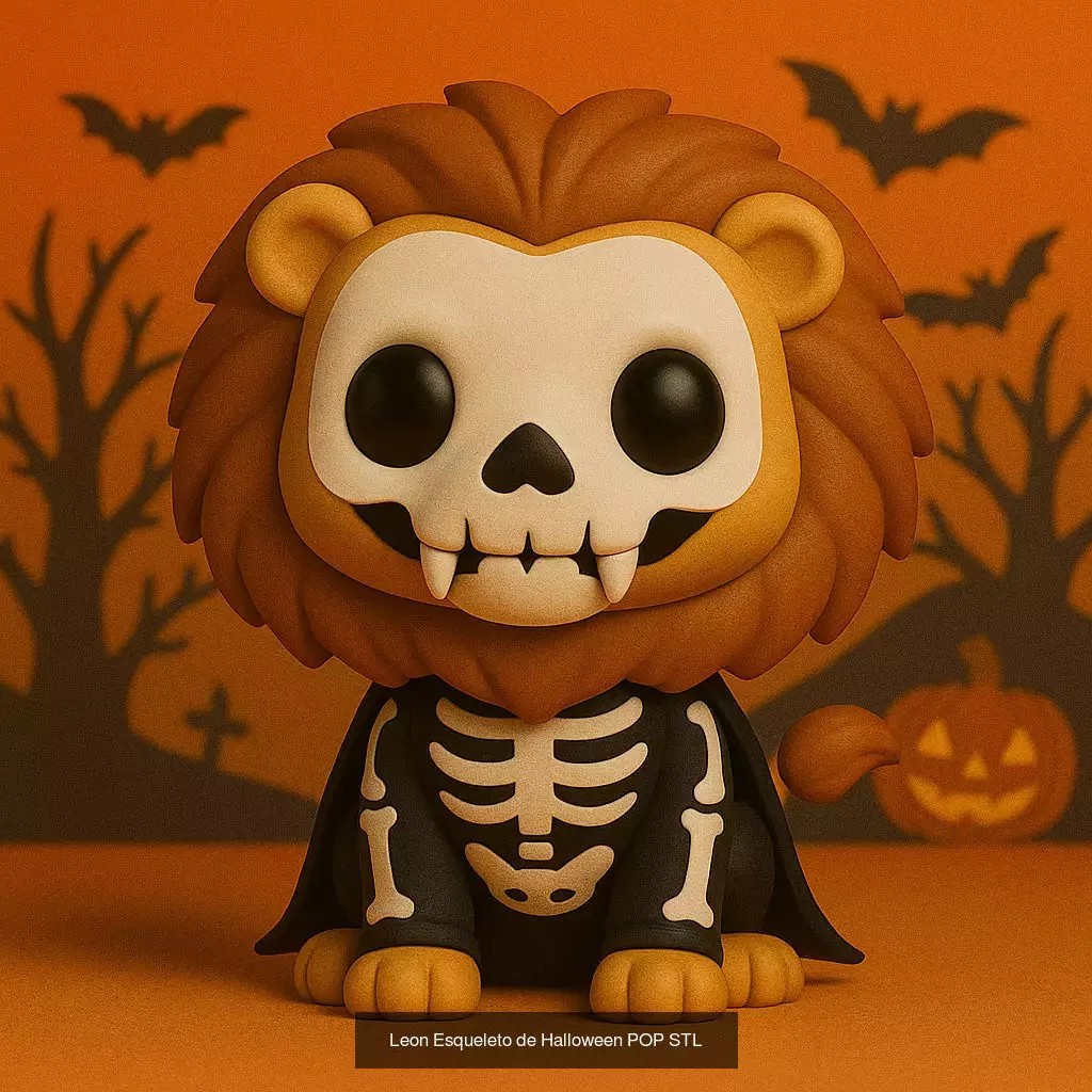 Mascotas de Halloween Terror en Estilo POP 3D Model Collection_39