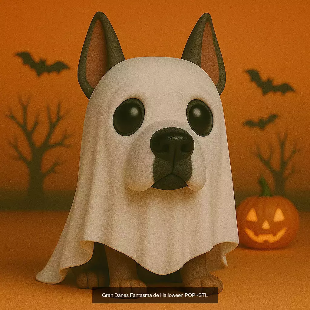 Mascotas de Halloween Terror en Estilo POP 3D Model Collection_44