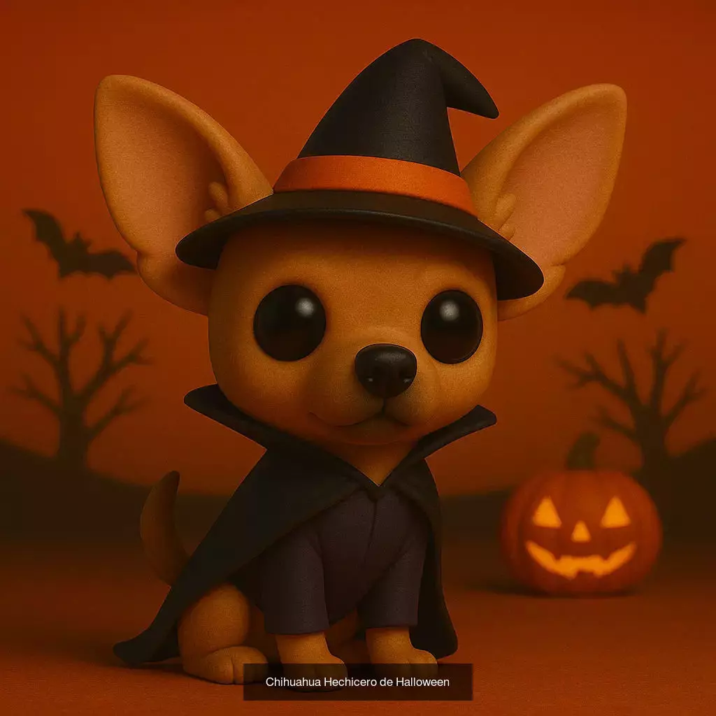 Mascotas de Halloween Terror en Estilo POP 3D Model Collection_70