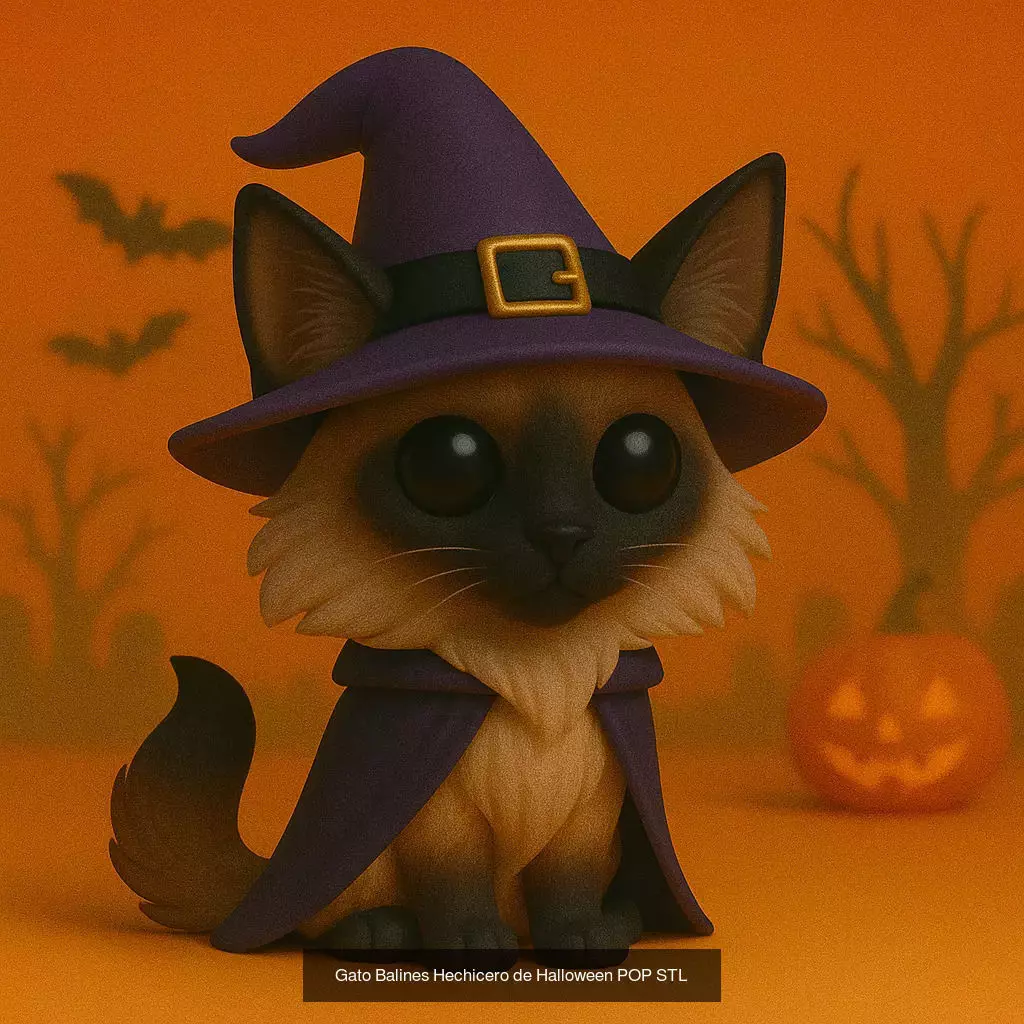 Mascotas de Halloween Terror en Estilo POP 3D Model Collection_55