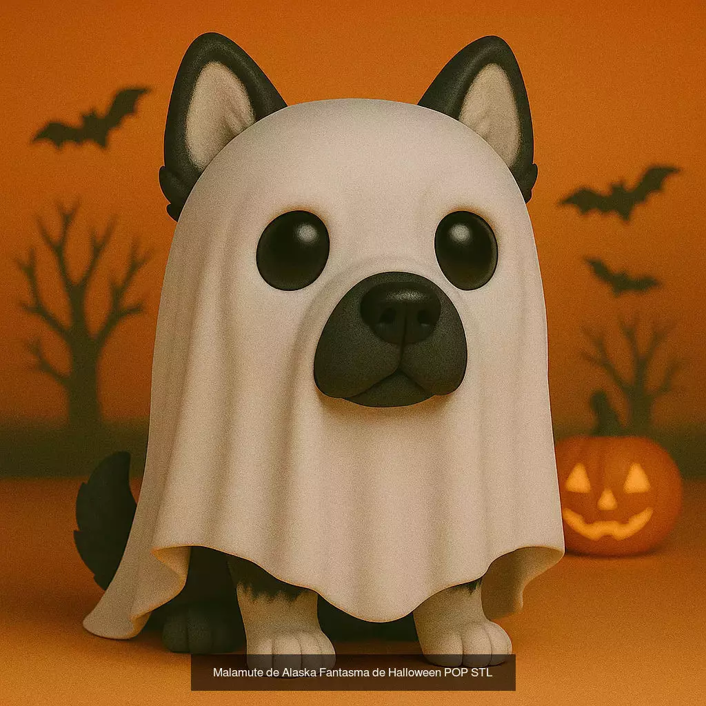 Mascotas de Halloween Terror en Estilo POP 3D Model Collection_37