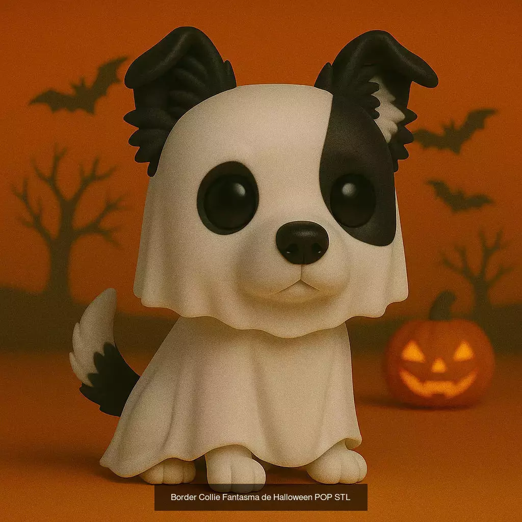 Mascotas de Halloween Terror en Estilo POP 3D Model Collection_77