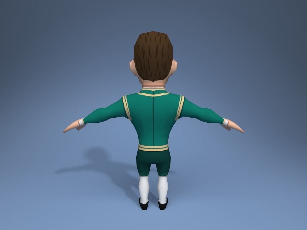 Medieval character duke 3 Low-poly 3D model_5