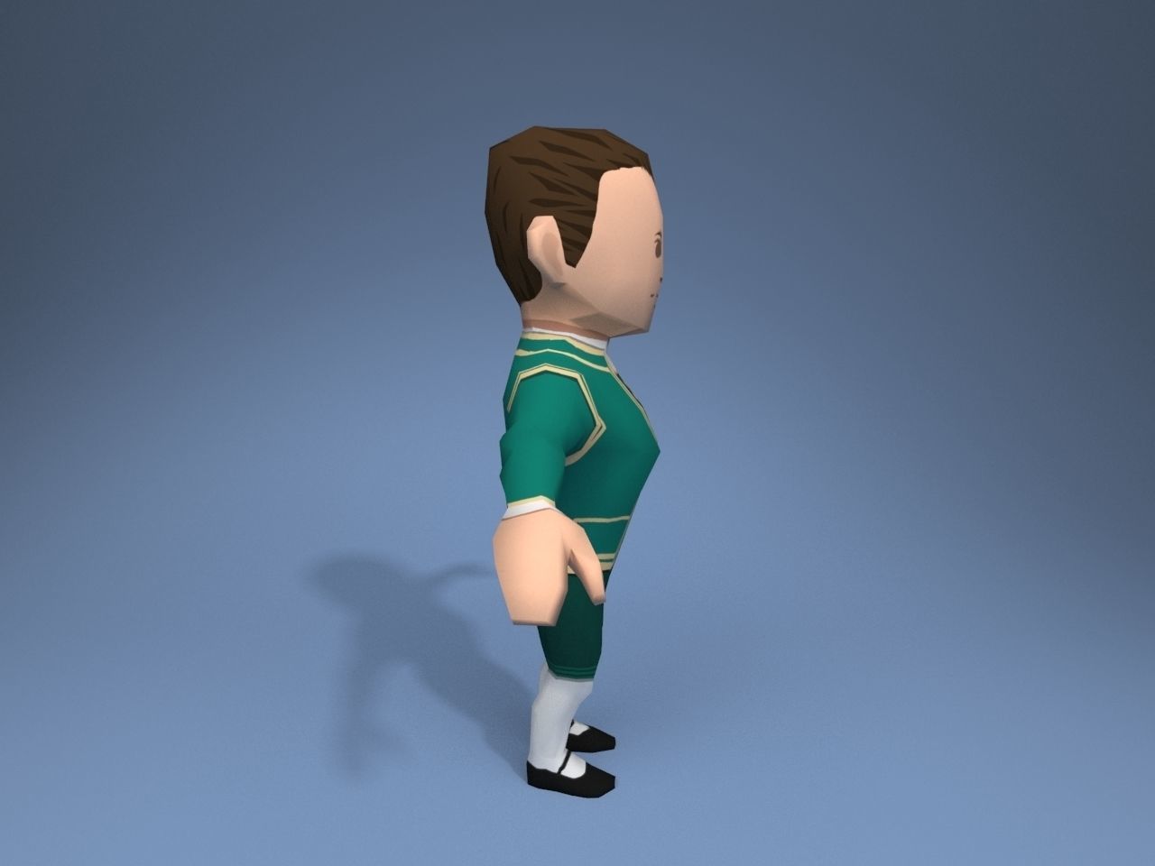 Medieval character duke 3 Low-poly 3D model_7