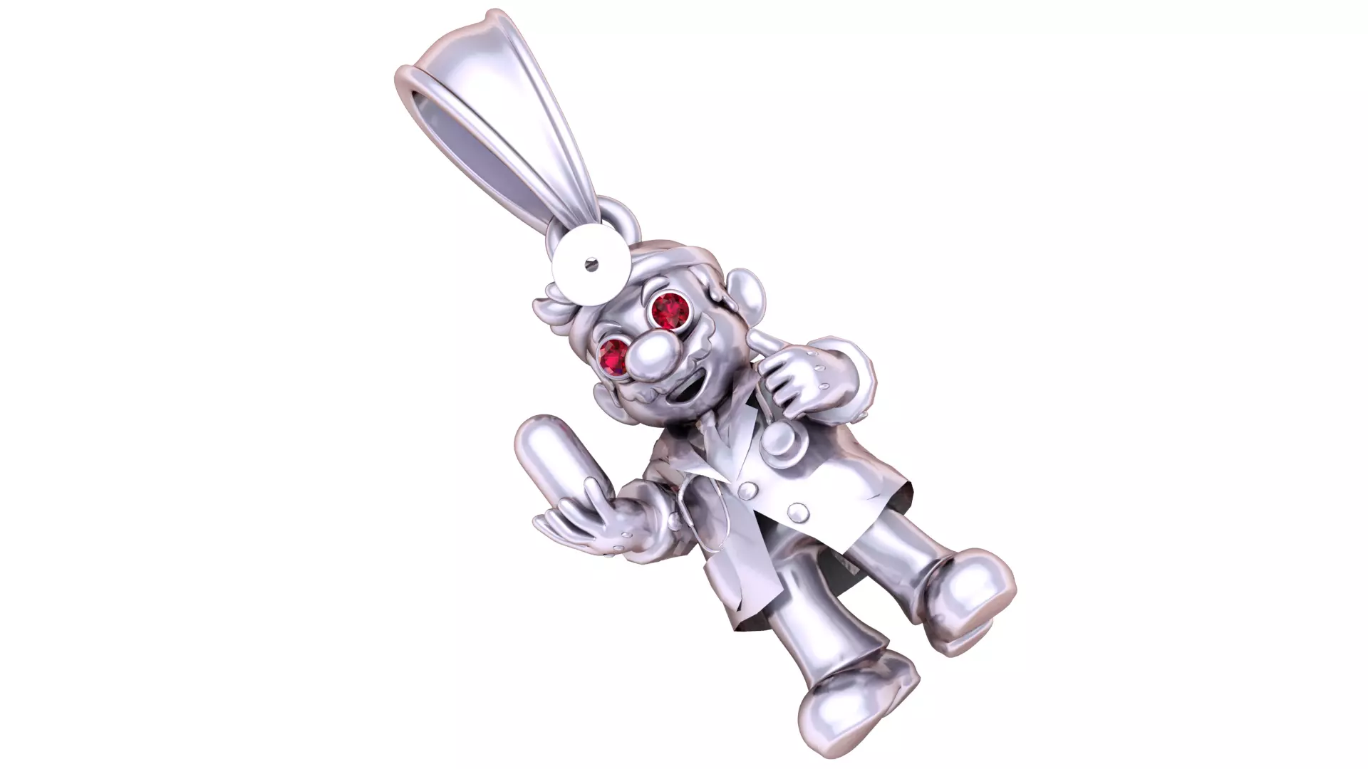 Doctor Pendant 3D print model_2