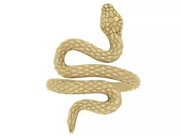 Snake Ring Gold 18k