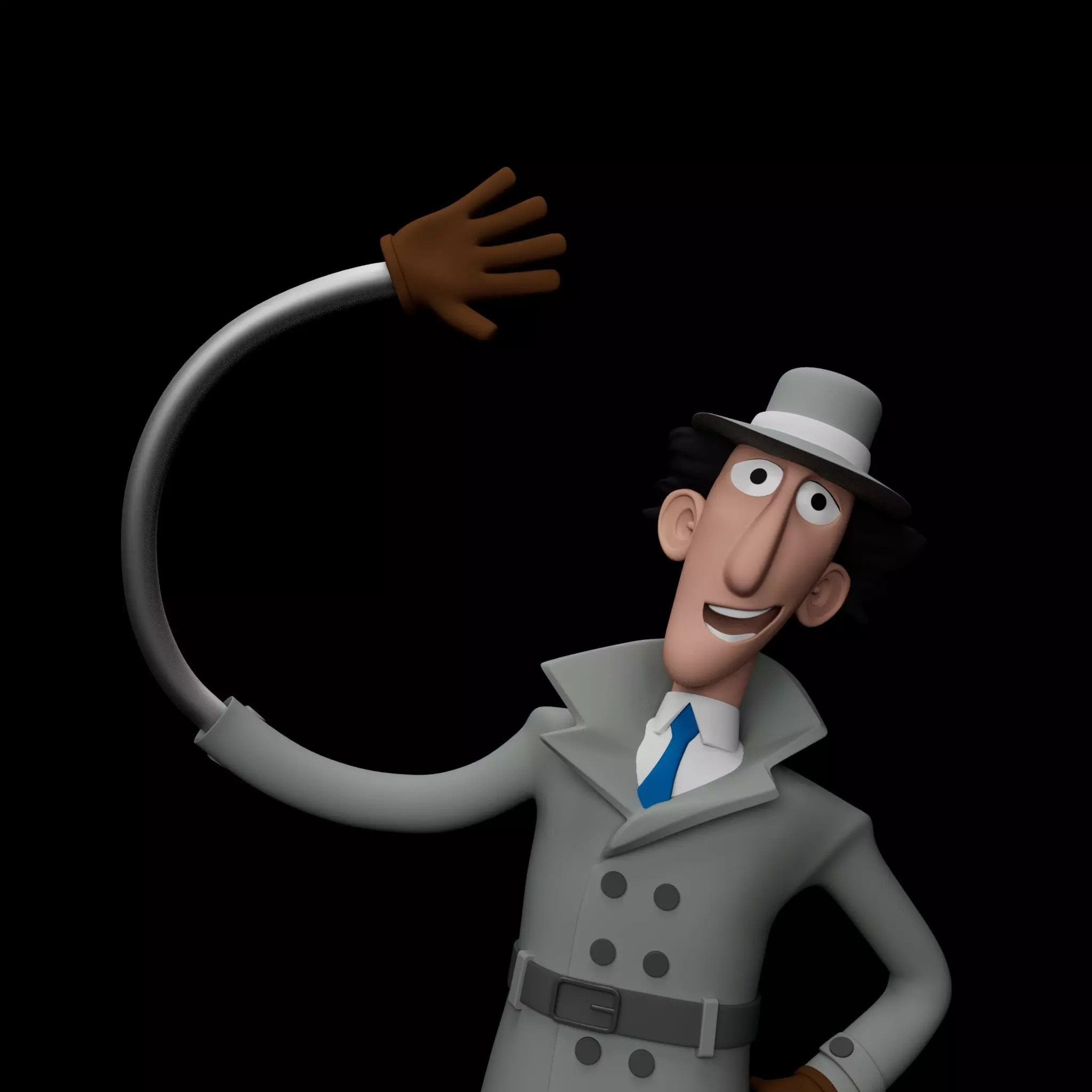 Inspector Gadget 3D print model_11