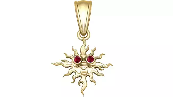 Sun Pendant Jewelry