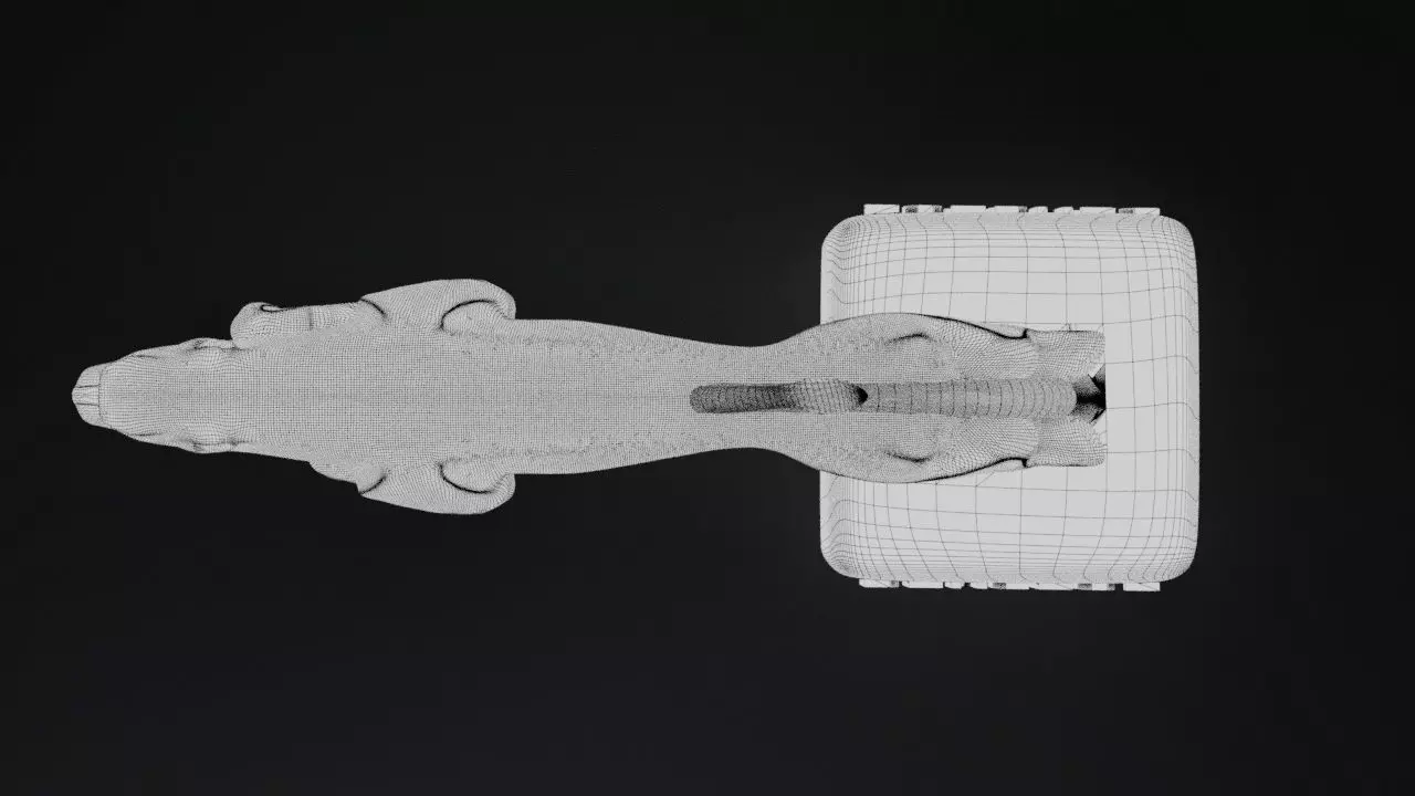 Peugeot sculpture jaguar 3D print model_10