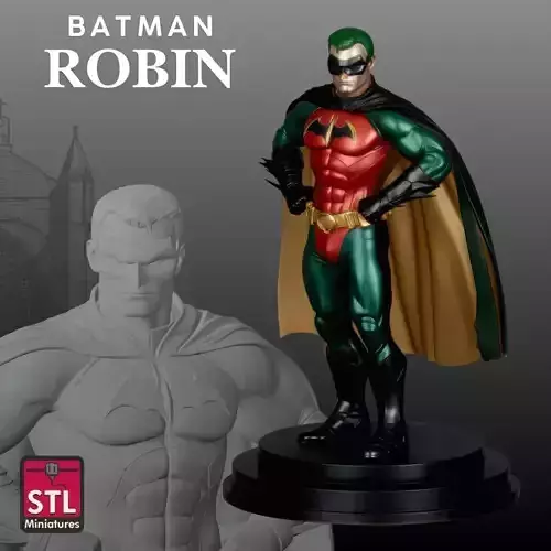 Robin STL Dark Knight s Ally 3D print model