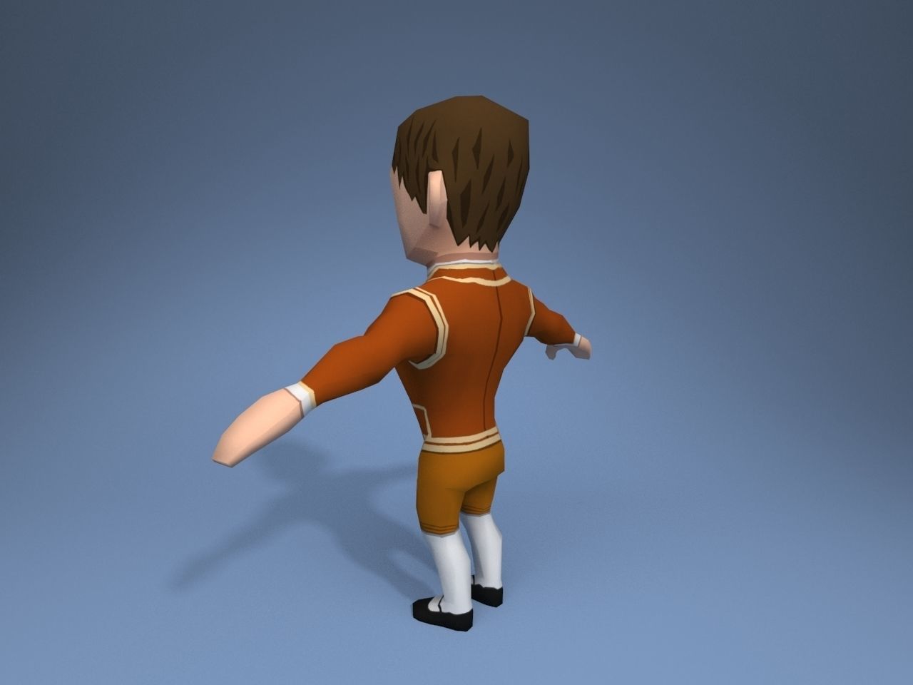 Medieval character potentate 2 Low-poly 3D model_4