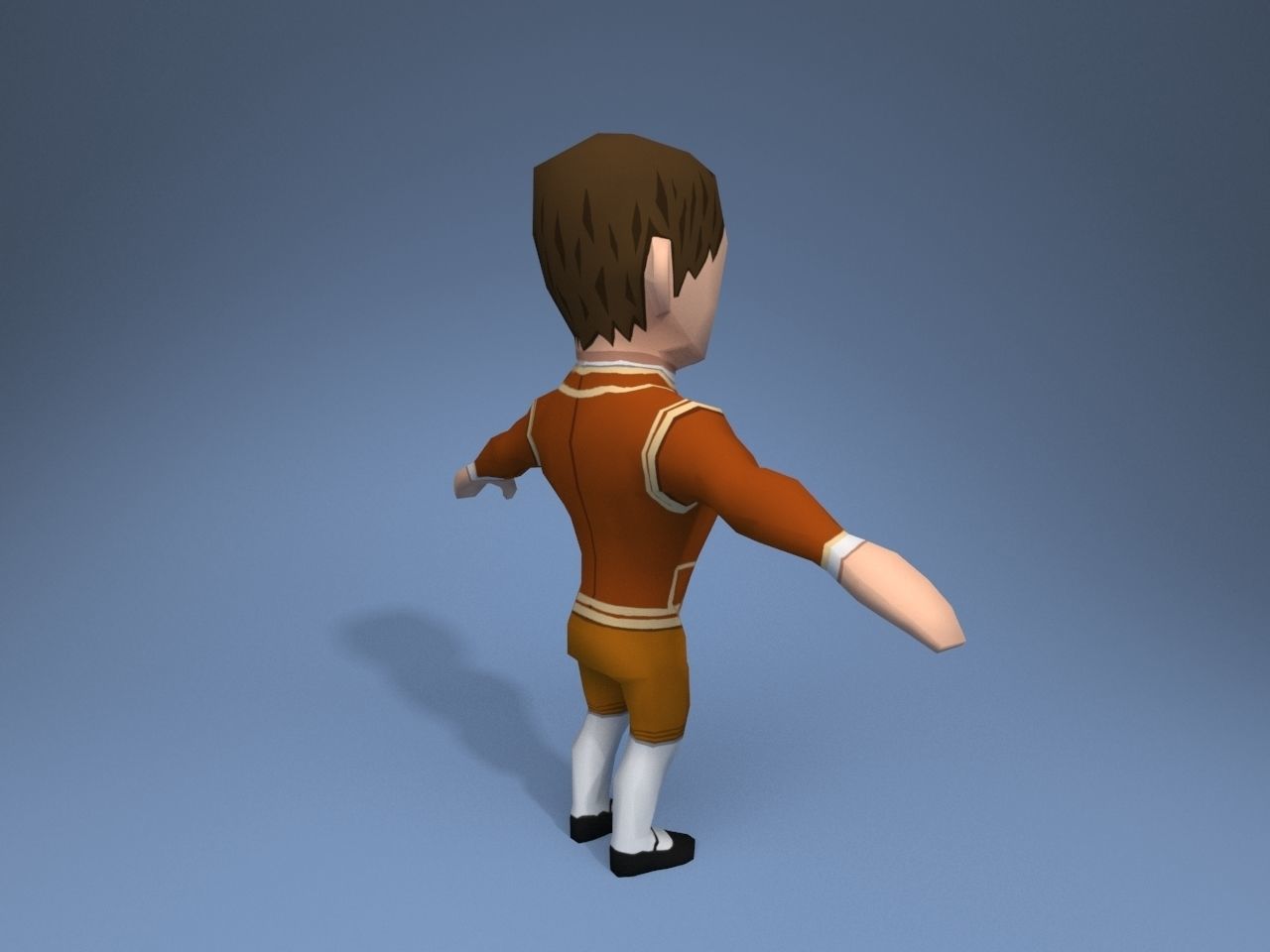 Medieval character potentate 2 Low-poly 3D model_6