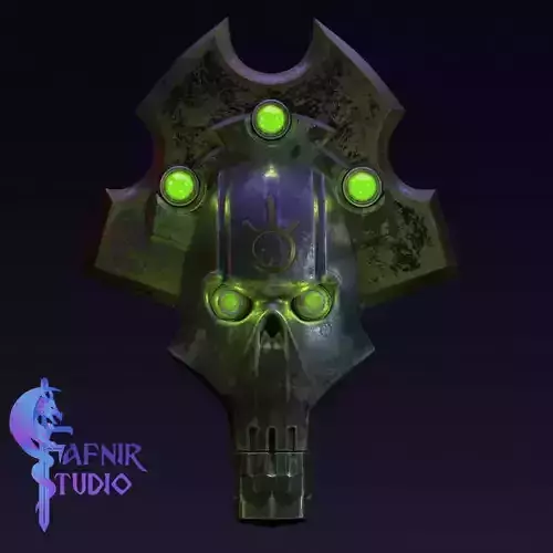 helmet-necron-lord-necron-warrior 3D print model helmet-necron-lord-necron-warrior 3D print model