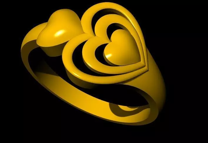 love  ring 3m file 3D print model_0