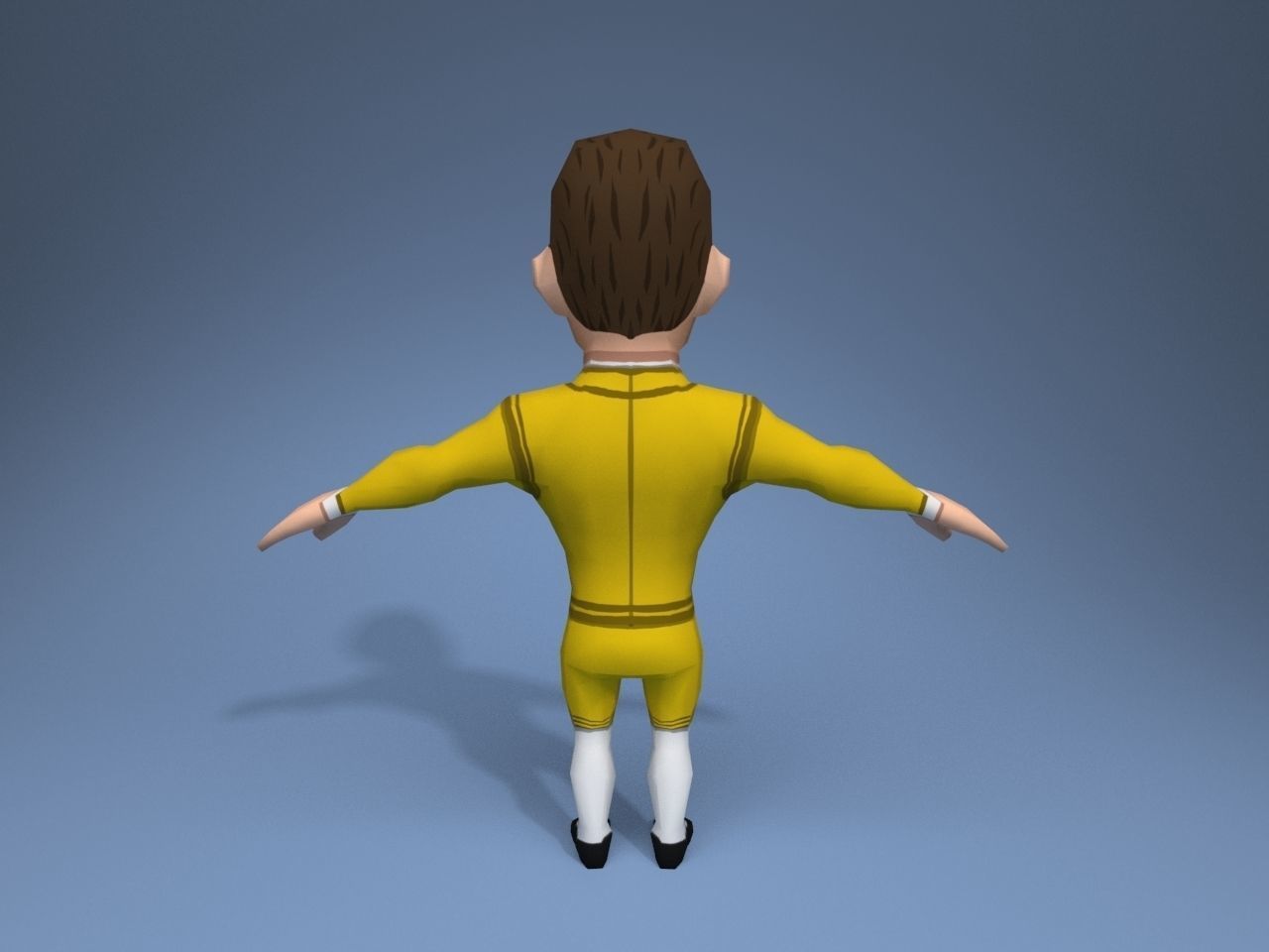 Medieval character potentate 4 Low-poly 3D model_5