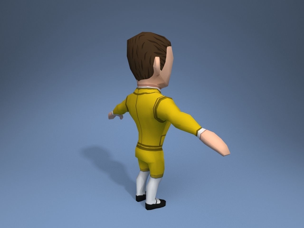 Medieval character potentate 4 Low-poly 3D model_6