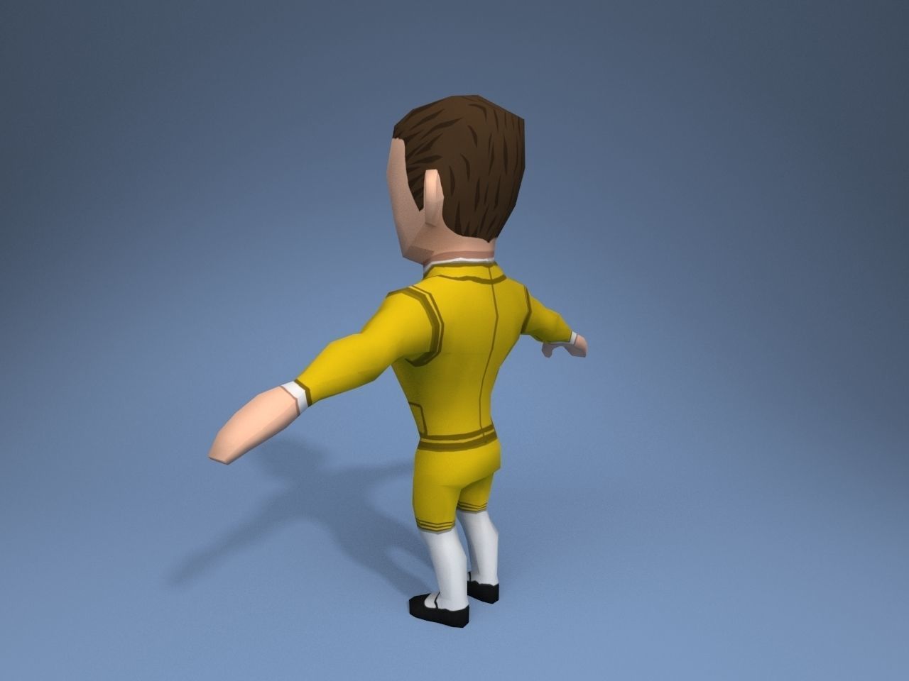 Medieval character potentate 4 Low-poly 3D model_4