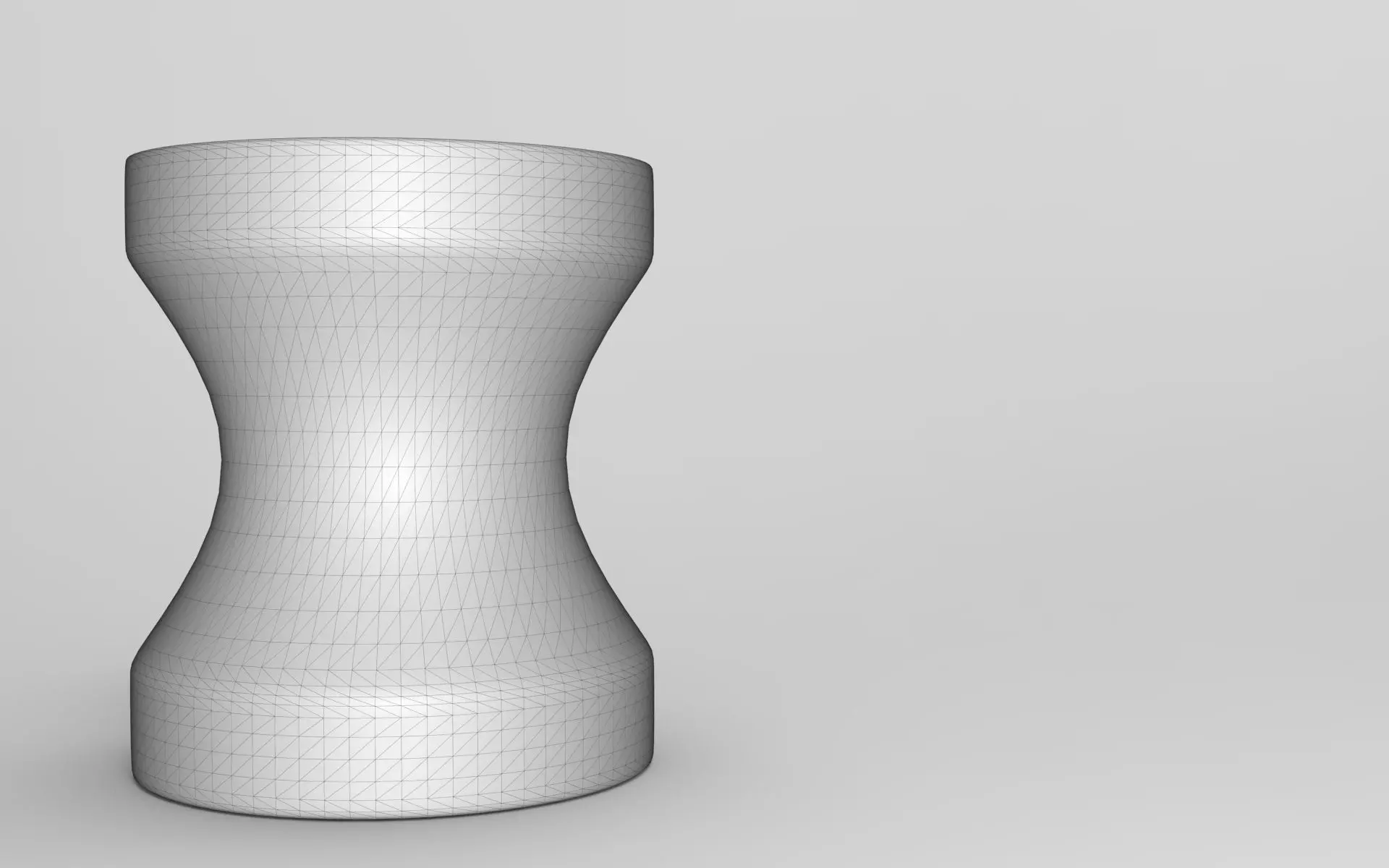 Mun Vase Low-poly 3D model_6