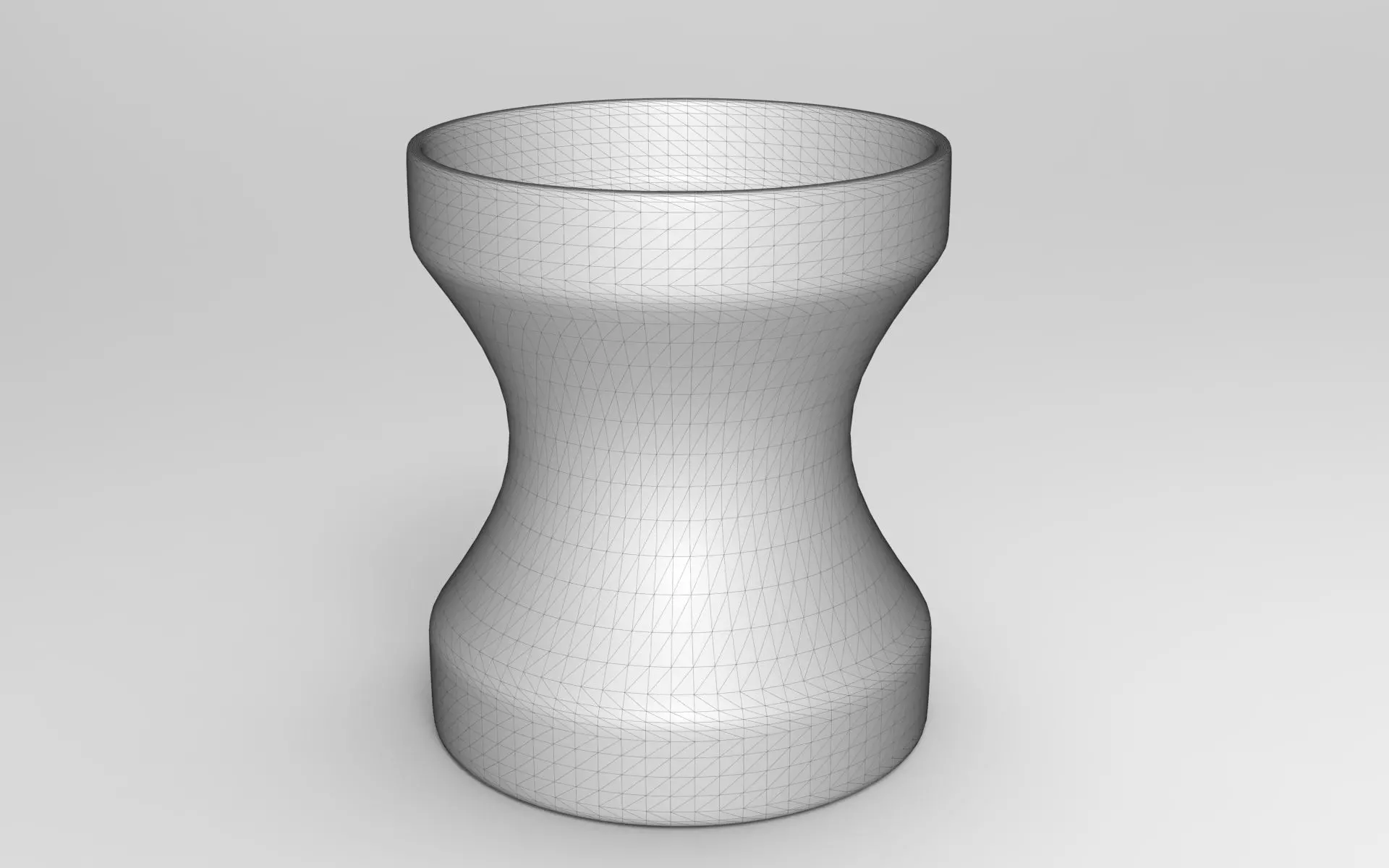 Mun Vase Low-poly 3D model_5