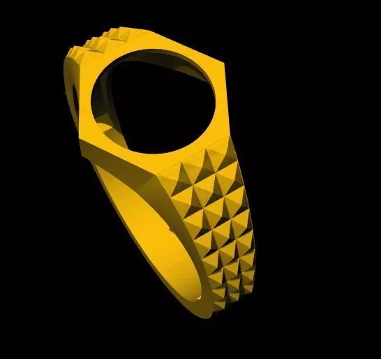 diamond ring 3dm file 3D print model_0