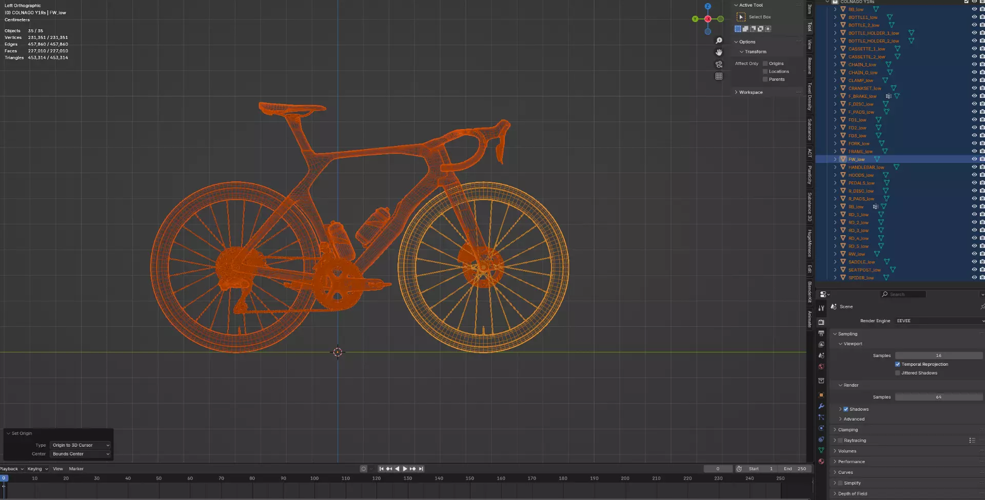 COLNAGO Y1Rs the three color variants 3D model_30
