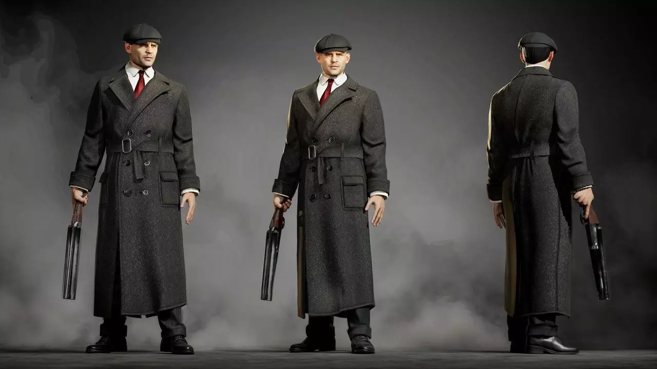 Mafia Gangster 4 Mafia Boss Low-poly 3D model