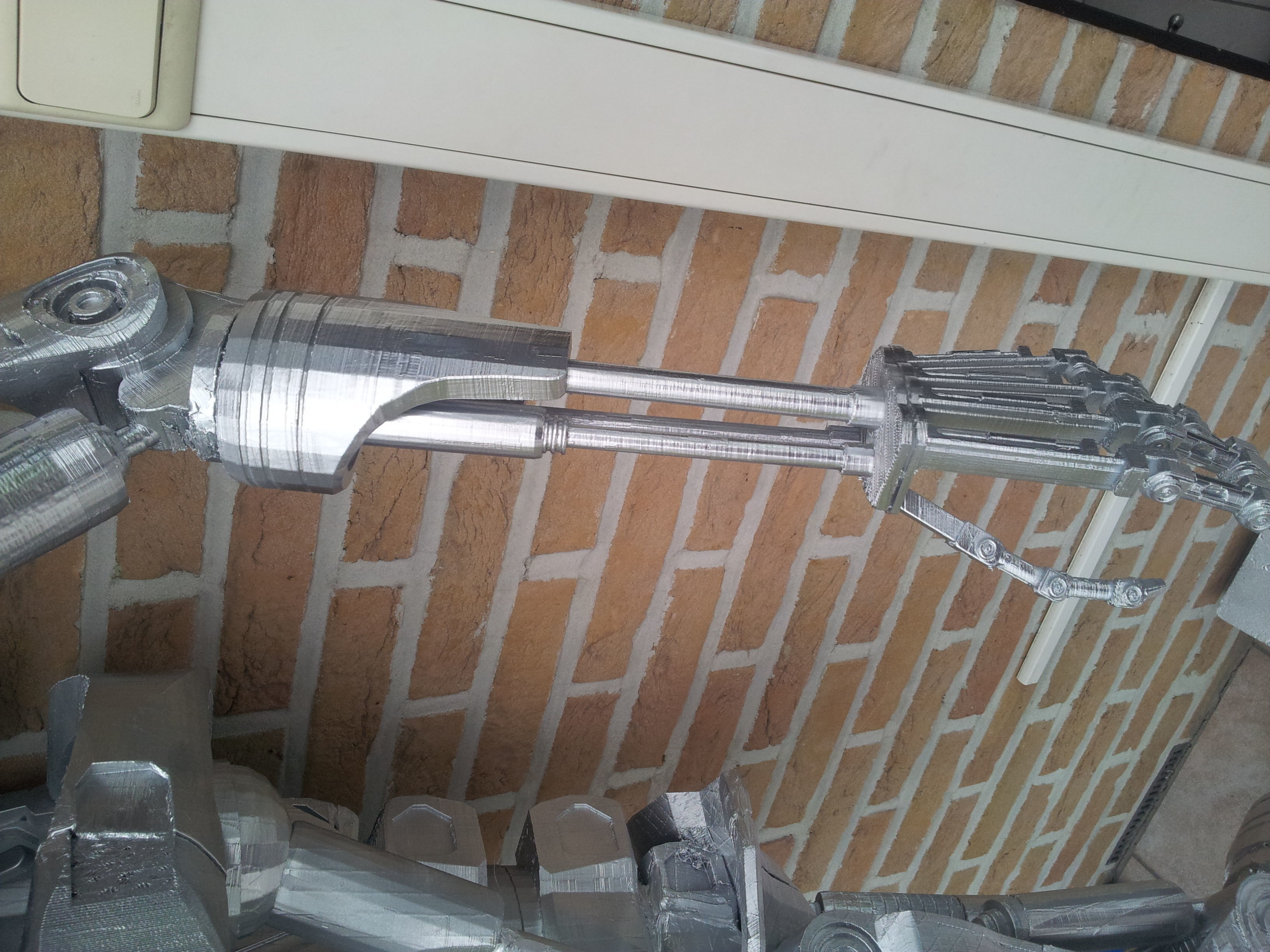 Terminator real life size 1m80 3D model_3