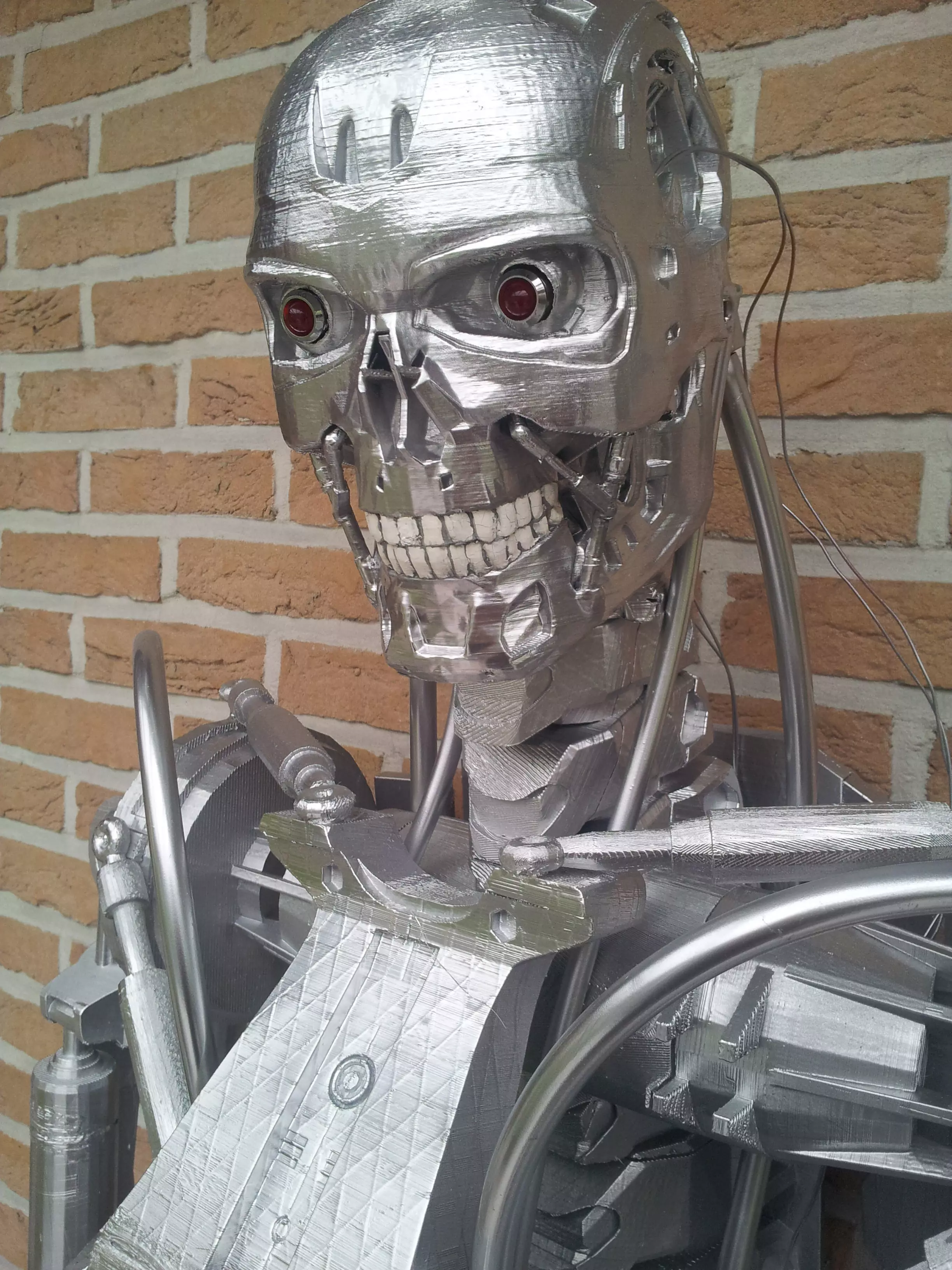 Terminator real life size 1m80 3D model_0