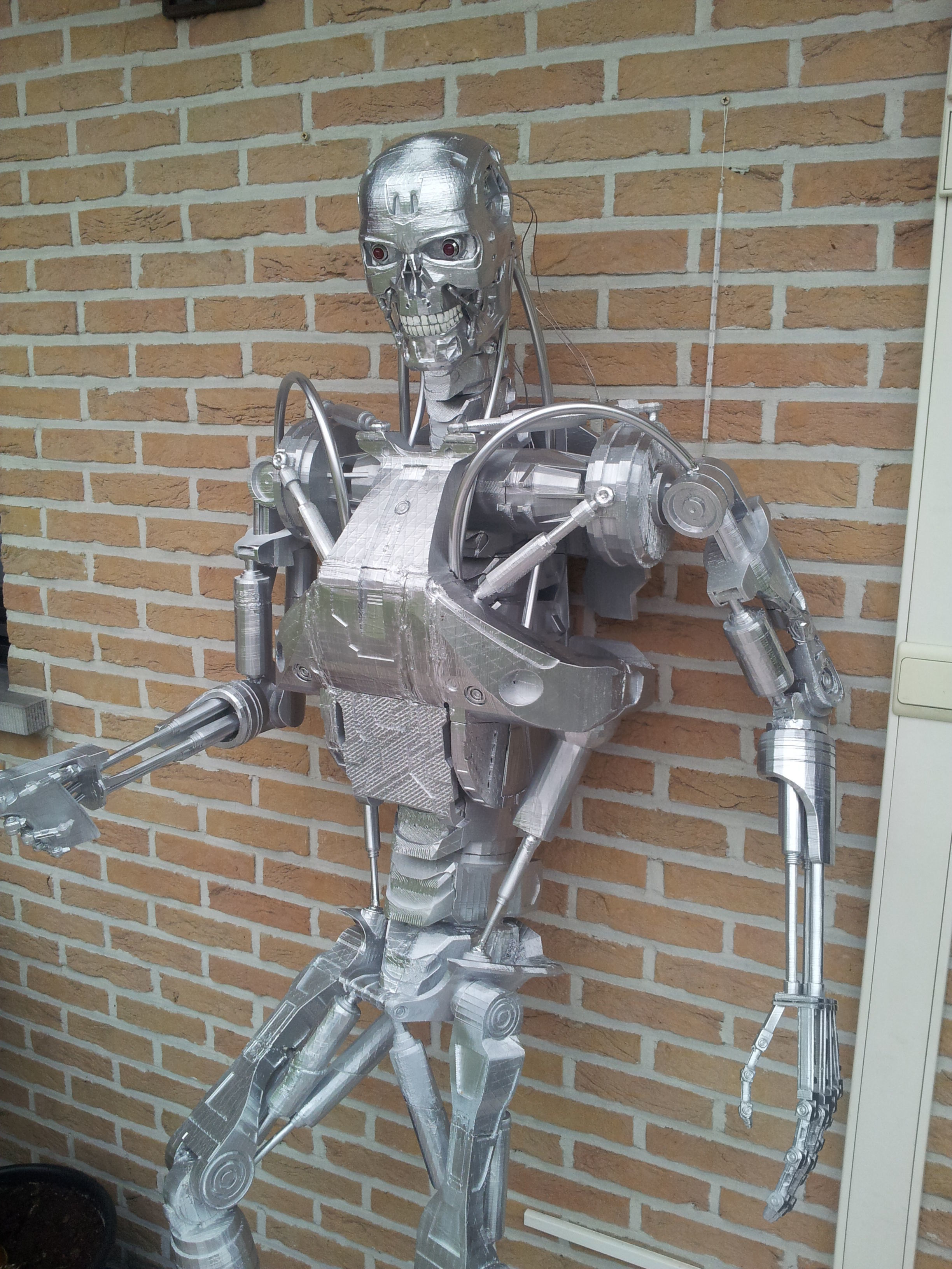 Terminator real life size 1m80 3D model_1