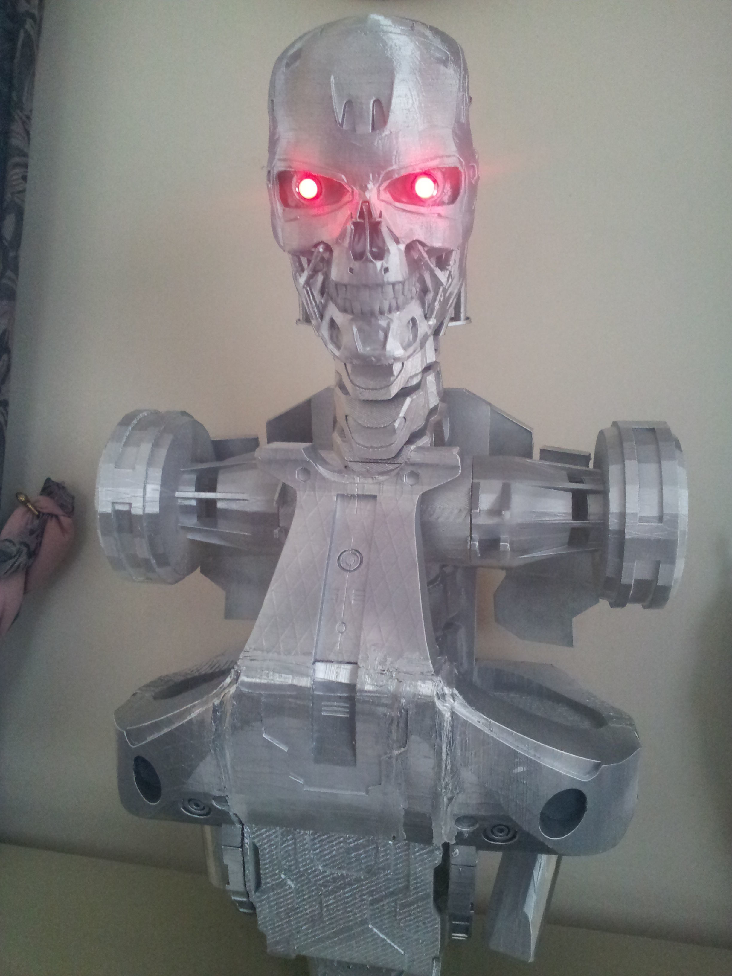 Terminator real life size 1m80 3D model_4