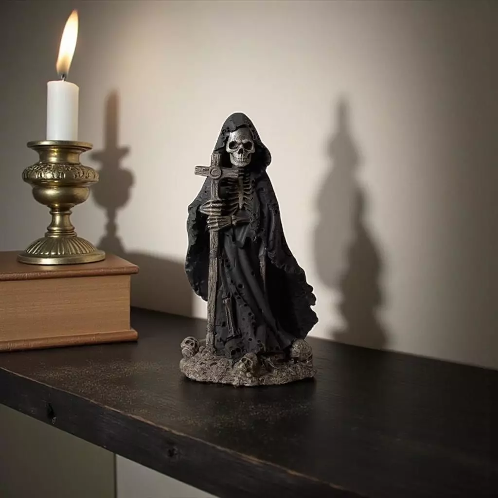 Death sculpture decoration gothic 3D print model_0