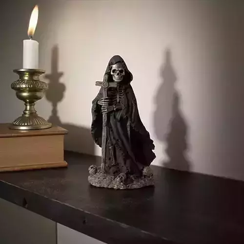 Death sculpture decoration gothic