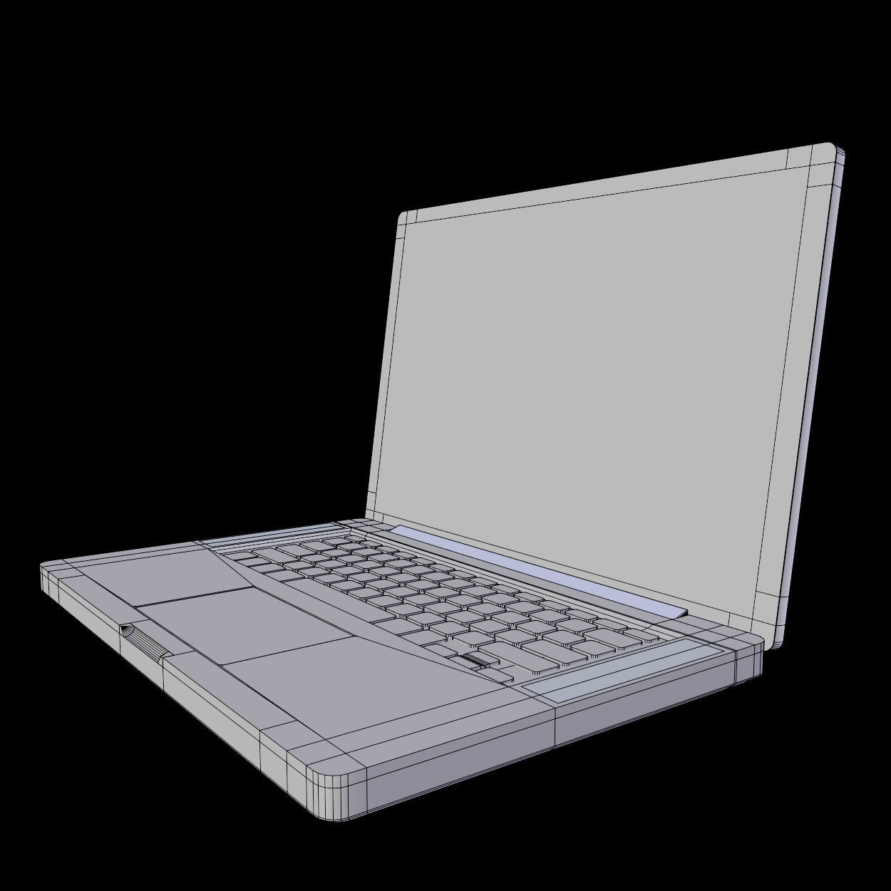 Laptop apple macbook pro - apple macbook pro Free 3D model_1