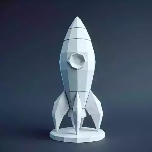 Low Poly Rocket Pod