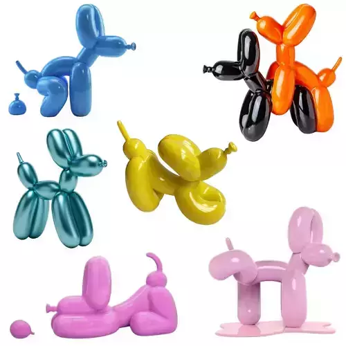 Balloon dogs pack x6