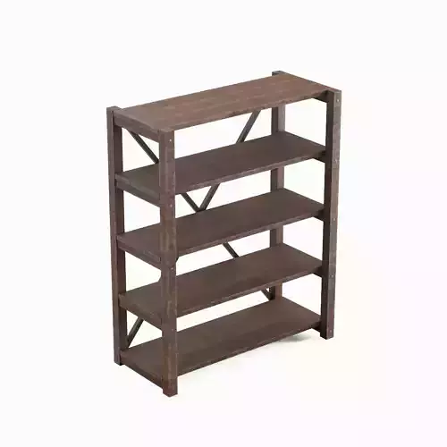 Wide Pottery Shelf B 01
