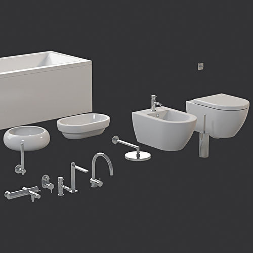 Waterevolution accessories set 3D model