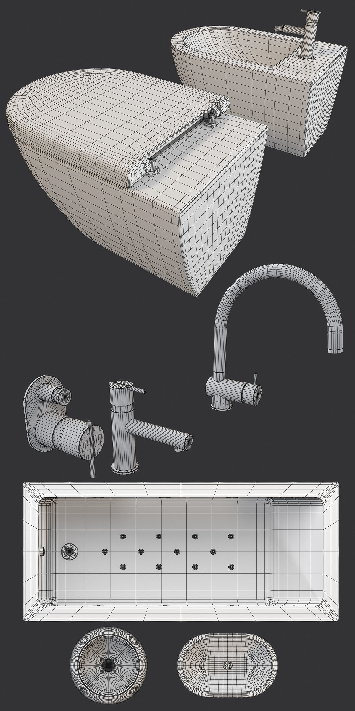 Waterevolution accessories set 3D model_6
