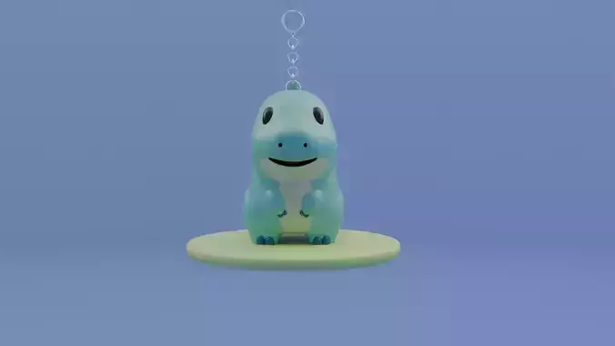 Cute Dino 3D Toy 3D model